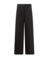 Philosophy Di Lorenzo Serafini Wide-leg Cotton Stretch Pant In Black