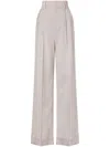 Philosophy Di Lorenzo Serafini High-waist Trousers In Neutrals