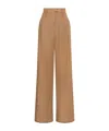 Philosophy Di Lorenzo Serafini High-waist Wide-leg Sheer Trousers