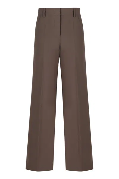 PHILOSOPHY DI LORENZO SERAFINI HIGH-WAIST WIDE-LEG TROUSERS
