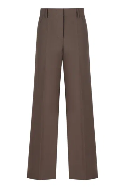 PHILOSOPHY DI LORENZO SERAFINI PHILOSOPHY DI LORENZO SERAFINI HIGH-WAIST WIDE-LEG TROUSERS