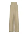 Philosophy Di Lorenzo Serafini High-waist Wide-leg Trousers In Nude