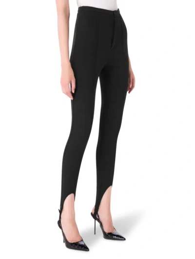 Philosophy Di Lorenzo Serafini High-waisted Casual Pants In Black