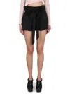 Philosophy Di Lorenzo Serafini High-waisted Shorts With Bow Belt