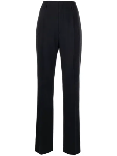 Philosophy Di Lorenzo Serafini High-waisted Tailored Trousers In Blue