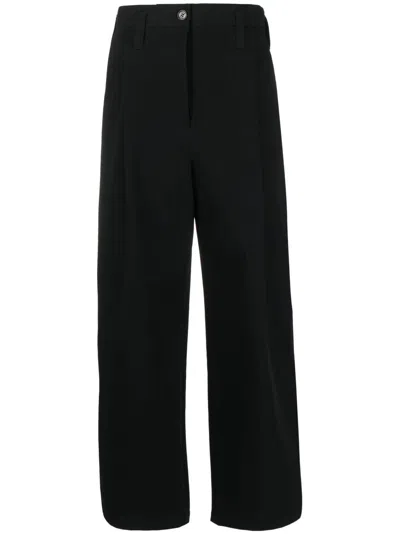 Philosophy Di Lorenzo Serafini High-waisted Tailored Trousers In Black