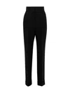 Philosophy Di Lorenzo Serafini High-waisted Technical Cotton Pants In Black