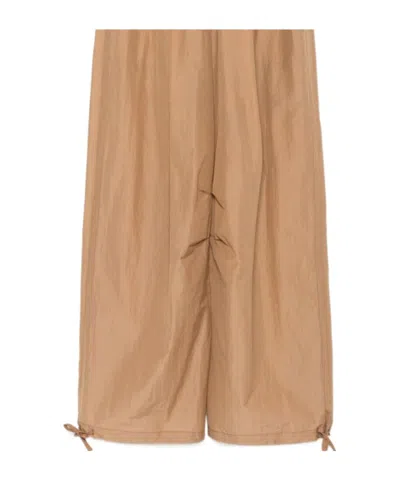 Philosophy Di Lorenzo Serafini High-waisted Trousers In Brown