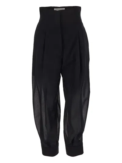 Philosophy Di Lorenzo Serafini High-waisted Trousers In Black