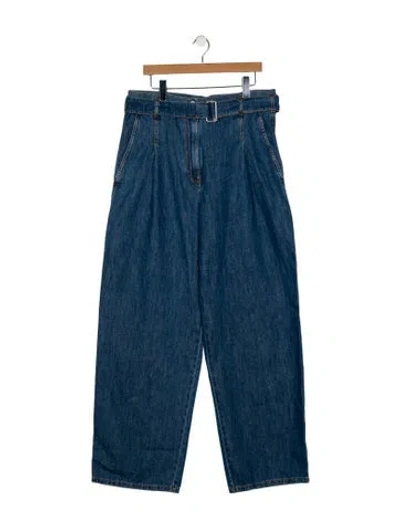 Pre-owned Philosophy Di Lorenzo Serafini High-rise Wide Leg Jeans W/ Tags In Blue