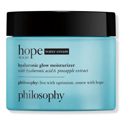 Philosophy Di Lorenzo Serafini Hope In A Jar Water Cream Hyaluronic Glow Moisturizer - 2.0 oz