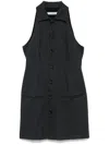 Philosophy Di Lorenzo Serafini Houndstooth Mini Dress In 黑色