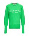 Philosophy Di Lorenzo Serafini Philosophy By Lorenzo Serafini Sweaters Green In Green