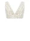 Philosophy Di Lorenzo Serafini Ivory All-over Paillettes Sleeveless Top
