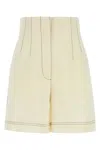 Philosophy Di Lorenzo Serafini Ivory Polyester Blend Shorts In Neutral