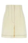 Philosophy Di Lorenzo Serafini Ivory Polyester Blend Shorts In Fantasiabianco