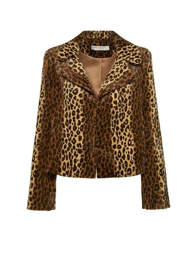 Philosophy Di Lorenzo Serafini Button-up Front Tweed Shirt Jacket In Multicolor