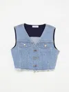 Philosophy Di Lorenzo Serafini Weste Aus Denim In Denim