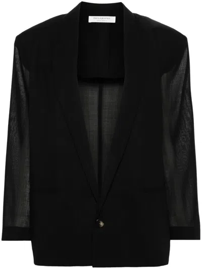 Philosophy Di Lorenzo Serafini Jackets And Vests In Black