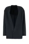 Philosophy Di Lorenzo Serafini Grey Single-breasted Jacket With A Single Button In Wool Blend Woman In Fantasy