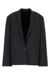 Philosophy Di Lorenzo Serafini Charcoal Stretch Polyester Blend Blazer In Grey
