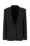 Philosophy Di Lorenzo Serafini Charcoal Stretch Polyester Blend Blazer In Grey