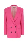 Philosophy Di Lorenzo Serafini Double-breasted Stretch-wool Blazer In Pink
