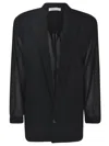 Philosophy Di Lorenzo Serafini Peak-lapels Single-breasted Blazer In Black