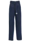 Philosophy Di Lorenzo Serafini Denim Jeans With Removable Waist Belt In Blue