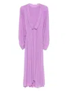 Philosophy Di Lorenzo Serafini Klassisches Jersey-kleid In Violett