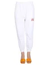 Philosophy Di Lorenzo Serafini Logo Cotton Jersey Sweatpants In White