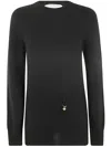 Philosophy Di Lorenzo Serafini Women's Luxe Wool-cashmere Blend Jumper In Black