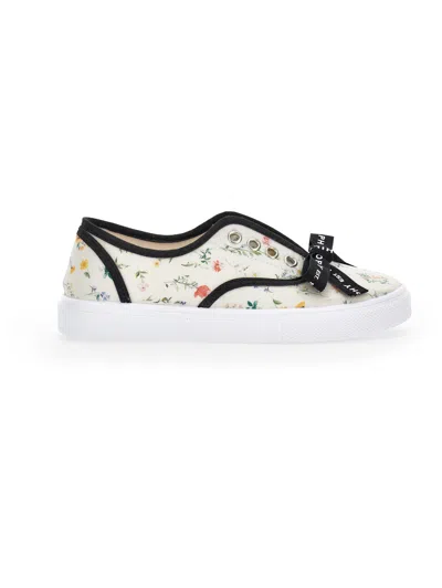 Philosophy Di Lorenzo Serafini Kids  Slip On Tela Con Fiocco In Multicolor