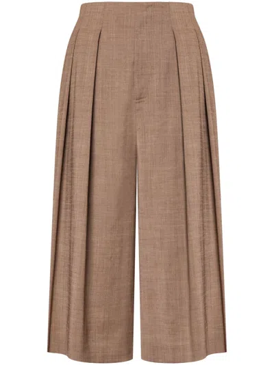 Philosophy Di Lorenzo Serafini Knee-length Shorts In Brown