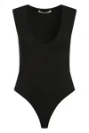 Philosophy Di Lorenzo Serafini Stretch Knitted Bodysuit In Black