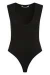 Philosophy Di Lorenzo Serafini Stretch Knitted Bodysuit In Black