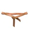 Philosophy Di Lorenzo Serafini Knot-detail Belt In Brown