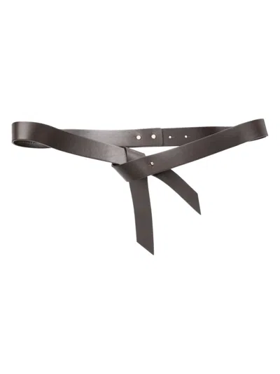 Philosophy Di Lorenzo Serafini Knot-detail Belt In Brown