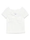 Philosophy Di Lorenzo Serafini Knot-detail T-shirt In ホワイト