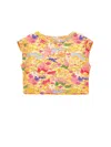 Philosophy Di Lorenzo Serafini Kurzes T-shirt Mit Blumenprint Und Logo In Multi