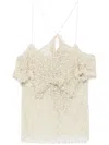 Philosophy Di Lorenzo Serafini Lace Blouse In Neutrals