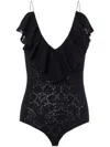 Philosophy Di Lorenzo Serafini Lace-detailing Top In Black