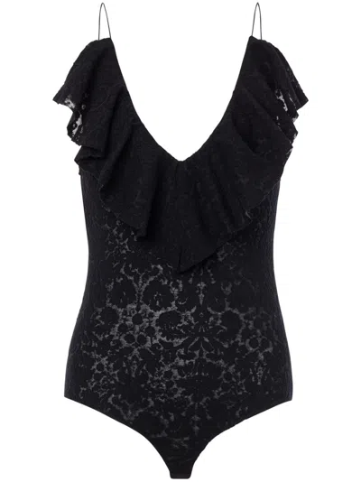 Philosophy Di Lorenzo Serafini Lace-detailing Top In Black