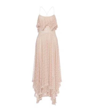 PHILOSOPHY DI LORENZO SERAFINI LACE MIDI DRESS