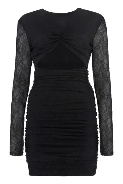 PHILOSOPHY DI LORENZO SERAFINI LACE MINI DRESS