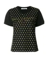 Philosophy Di Lorenzo Serafini Lace Short-sleeved T-shirt In Black