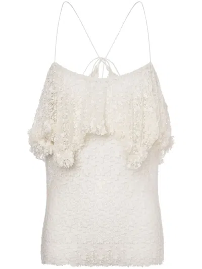 Philosophy Di Lorenzo Serafini Lace Top In Neutrals