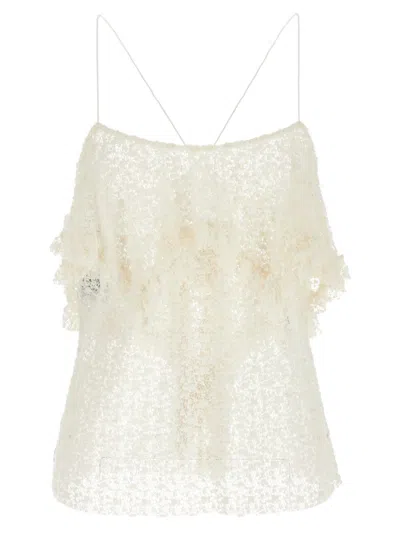 Philosophy Di Lorenzo Serafini Lace Top In White