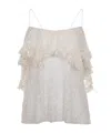 Philosophy Di Lorenzo Serafini Lace Top With Ruffles In White