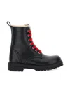 Philosophy Di Lorenzo Serafini Lace-up Shearling Boots In Black